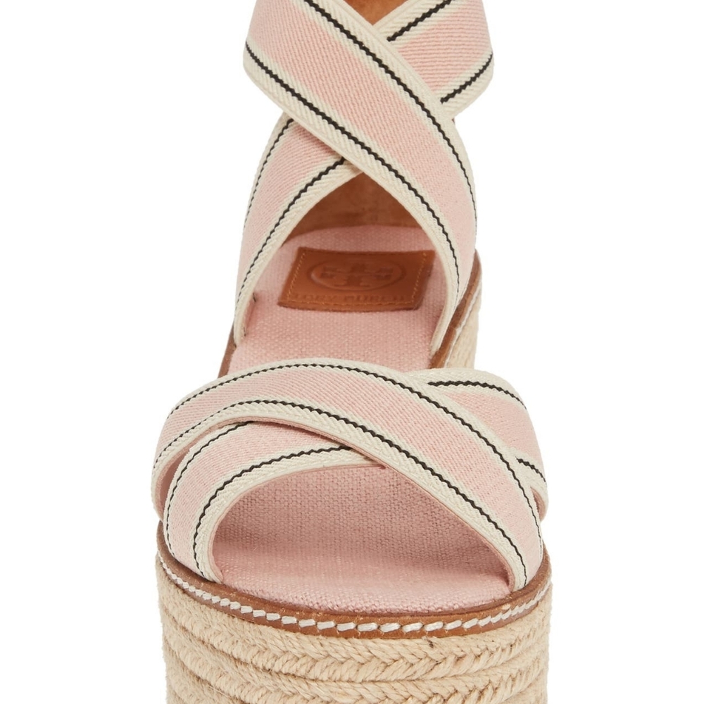 NEW Tory Burch Frieda Espadrille Platform Sandal - Picture 7 of 15